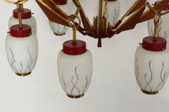  Stilnovo Stilnovo chandelier Italy circa 1960s - 4345844