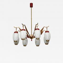  Stilnovo Stilnovo chandelier Italy circa 1960s - 4345867