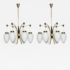  Stilnovo Stilnovo chandelier Italy circa 1960s - 4345996