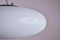 Stilnovo Stilnovo opaline glass pendant Model 1104 Italy 1950s - 3696565