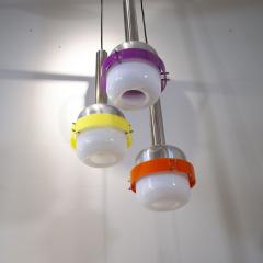  Stilnovo Stilnovo pendant 3 colored elements from the 60 s  - 3990182
