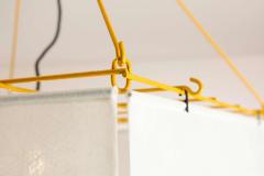  Stilnovo Stilnovo pendant lamp with wool felt shade and metal structure italy 1970s - 4254139