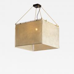  Stilnovo Stilnovo pendant lamp with wool felt shade and metal structure italy 1970s - 4256415