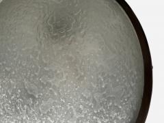  Stilnovo Stilnovo sconces or ceiling lights textured glass and brass Italy circa 1960s - 4450827