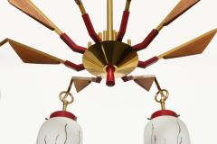  Stilnovo Stilnovo style chandelier - 2121521