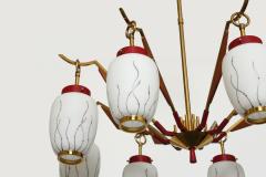  Stilnovo Stilnovo style chandelier - 2121523