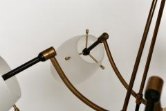  Stilnovo Stilnovo style chandelier - 3779196