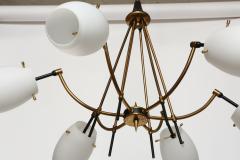  Stilnovo Stilnovo style chandelier - 3795084