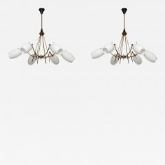  Stilnovo Stilnovo style chandelier - 3797268