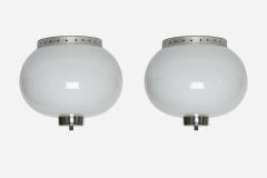  Stilnovo Stilnovo style flush mount ceiling lights a pair - 3630384