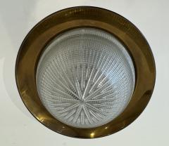  Stilnovo Stinovo Italian 1960s Mid Centruy Flush Ceiling Lamp - 4132237