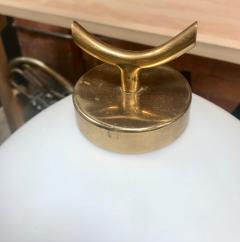  Stilnovo Tripod Floor Lamp in Brass and Milk Glass Italy 1960s - 1080984