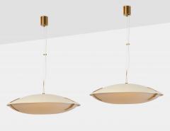  Stilnovo Two Stilnovo Pendant Chandeliers Italy ca 1960 - 4534168