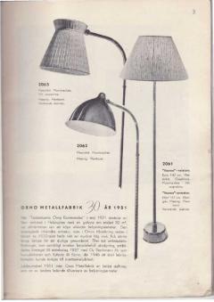  Stockmann Orno Lisa Johansson Pape 2063 Floor Lamp - 2926801
