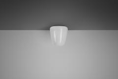  Stockmann Orno Model 70 013 Stockmann Orno Opal Glass Flush Mount Finland ca 1950s - 3917764