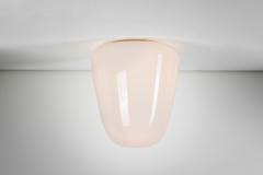  Stockmann Orno Model 70 013 Stockmann Orno Opal Glass Flush Mount Finland ca 1950s - 3917799