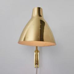  Stockmann Orno Pair of Large 1950s Lisa Johansson Pape 3055 Brass Wall Lamps for Stockmann - 2491396