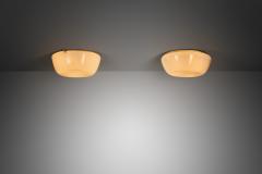  Stockmann Orno Pair of Lisa Johansson Pape 1017 Ceiling Lights Finland ca 1950s - 4301518