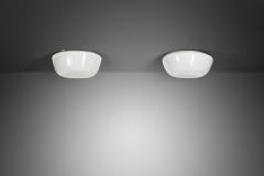  Stockmann Orno Pair of Lisa Johansson Pape 1017 Ceiling Lights Finland ca 1950s - 4301519