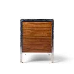 Stow Davis Furniture Co Alexis Yermakov for Stow Davis Electra Series Walnut and Chrome Credenza - 4717471