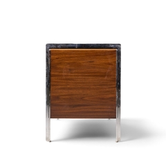  Stow Davis Furniture Co Alexis Yermakov for Stow Davis Electra Series Walnut and Chrome Credenza - 4717472