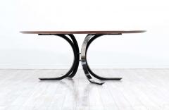  Stow Davis Furniture Co Stow Davis Starburst Walnut Steel Dining Table Desk - 2265355