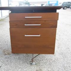  Stow Davis Furniture Co Vintage Walnut Single Pedestal Desk by Stow Davis - 3529539