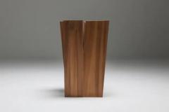  Studio Arno Declercq African Walnut Arno Declercq Four Legs Stool Naturel - 3377646