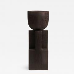  Studio Arno Declercq Goblet Vase Iroko and Oak Signed Arno Declercq - 1212950