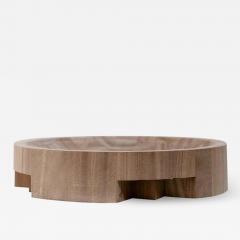 Studio Arno Declercq LARGE DISK TRAY AFRICAN WALNUT SIGNED BY ARNO DECLERCQ - 2069925