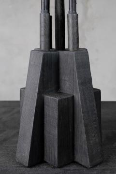  Studio Arno Declercq Oak Bunker Candleholder Arno Declercq - 1068825