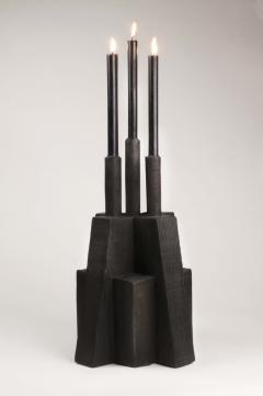  Studio Arno Declercq Oak Bunker Candleholder Arno Declercq - 1068830