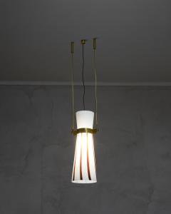  Studio B B P R Studio BBPR Striped Glass Pendant Lamp - 4479774