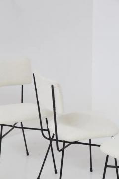  Studio BBPR BBPR Important Iron and White Boucl Chairs - 4001887