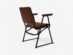 Studio BBPR Studio BBPR Lacquered Iron Wood Twelve Armchairs Italy 1960s - 4368147