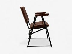 Studio BBPR Studio BBPR Lacquered Iron Wood Twelve Armchairs Italy 1960s - 4368148