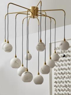  Studio Glustin Alabaster chandelier by Galerie Glustin - 2869041