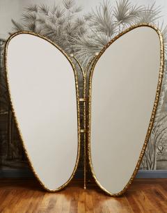  Studio Glustin Butterfly mirror in bronze by Galerie Glustin - 2855283