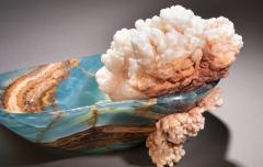  Studio Greytak BLING BOWL 6 CALCITE ON BLUE - 2276622