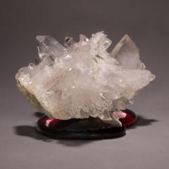  Studio Greytak Studio Greytak Himalayan Quartz on Cast Glass White Quartz on Red Art Glass - 1434653