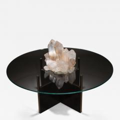  Studio Greytak Studio Greytak Iceberg Table 4 Himalayan Quartz Solid Bronze and Glass Top - 1113824
