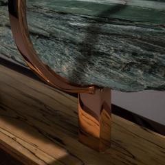 Studio Greytak Studio Greytak Olympus 9 Green Serpentine Polished Copper and Zebrawood - 1111139