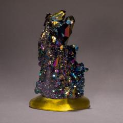  Studio Greytak Studio Greytak Titanium Quartz on Cast Glass Iridescent Quartz Yellow Glass - 1459496