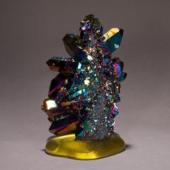  Studio Greytak Studio Greytak Titanium Quartz on Cast Glass Iridescent Quartz Yellow Glass - 1459497