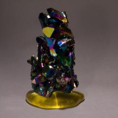  Studio Greytak Studio Greytak Titanium Quartz on Cast Glass Iridescent Quartz Yellow Glass - 1459499