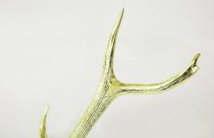  Studio Greytak Yellow Gold Chromed Elk Antler Shed - 1641522