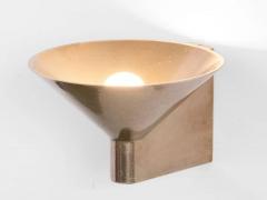  Studio Henry Wilson CONICAL UP SCULPTED BLACKENED BRONZE WALL LIGHT BY HENRY WILSON - 2069891