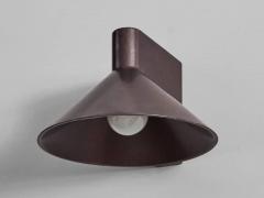 Studio Henry Wilson CONICAL UP SCULPTED BLACKENED BRONZE WALL LIGHT BY HENRY WILSON - 2069894