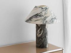  Studio Henry Wilson Pillar Lamp in Arabescato Marble by Henry Wilson - 1758618