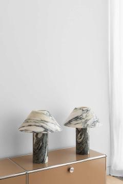  Studio Henry Wilson Pillar Lamp in Arabescato Marble by Henry Wilson - 1758620